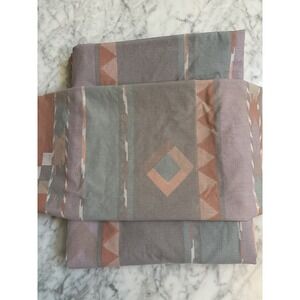 VTG Collier Campbell J.P. Stevens Twin Flat Sheet Southwestern Geometric Rose